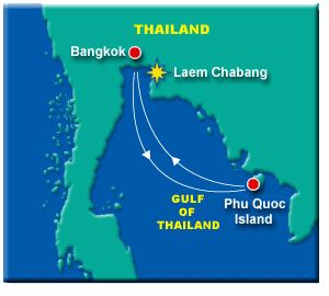 Thailand Cruises Route 3 - 3 Days and 2 Nights to Phu Quoc