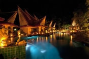 Deluxe Pool Access Night Time View at Panviman Koh Chang Resort