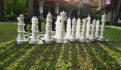 Giant Chess Game at Panviman Koh Chang Beach Resort Trat
