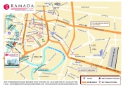 Ramada Plaza Menam Riverside Bangkok - Map