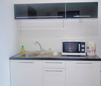 Pattaya city apartment with fully equipped European Kitchen.